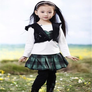 2013夏季百搭牛仔短裤批发 水洗双口袋蕾丝花边双蝴蝶结女童短裤