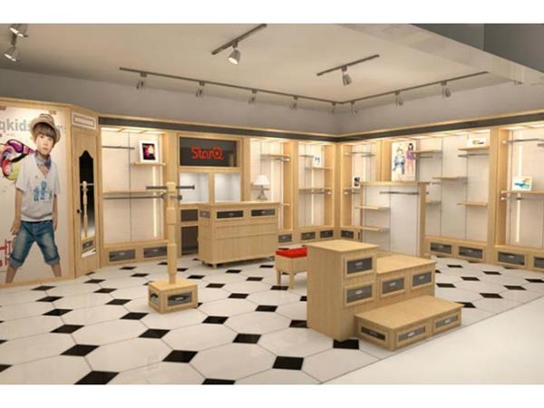 快乐星猫童装店铺展示