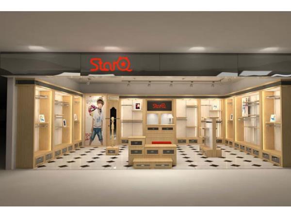 快乐星猫童装店铺展示