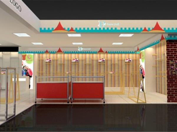 冰雪隆娃、童心园大风车童装店铺展示