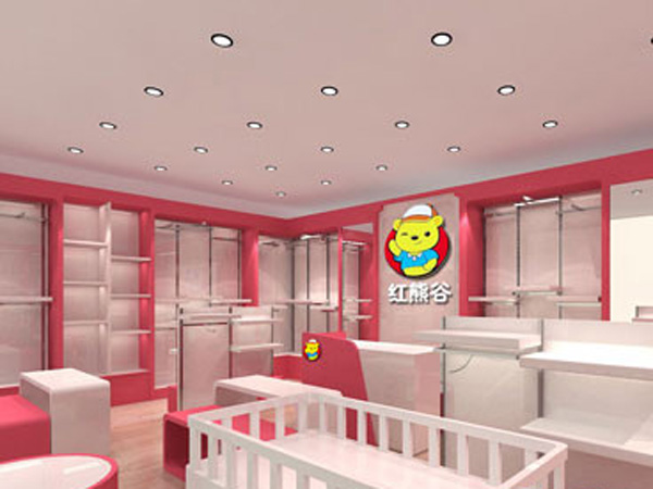 红熊谷童装店铺展示