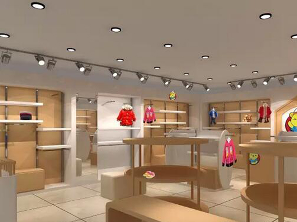 红熊谷童装店铺展示