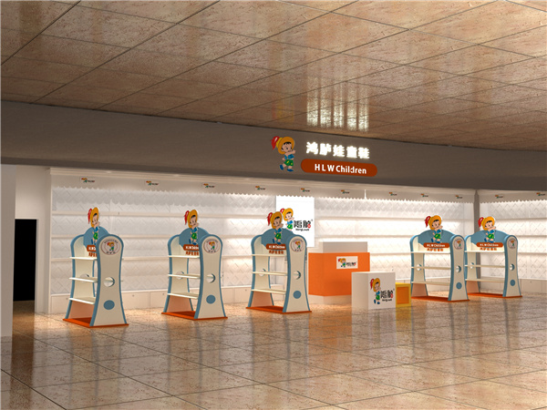 鸿胪娃童装店铺展示