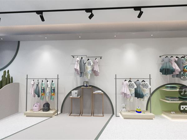 设计部落童装店铺展示