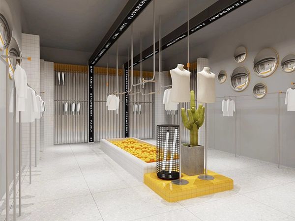 草莓家族童装店铺展示