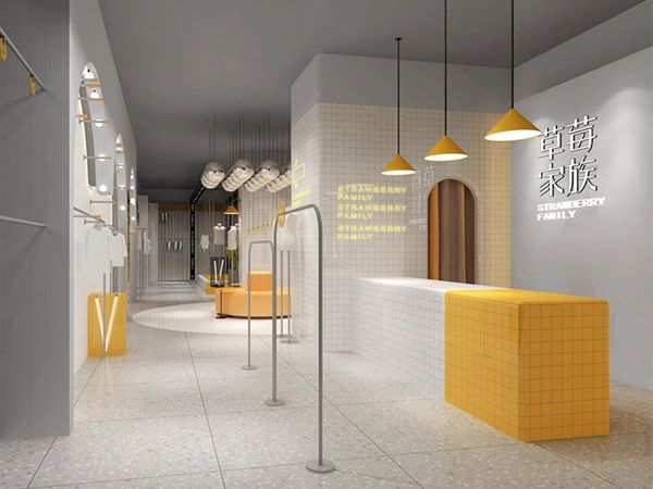 草莓家族童装店铺展示