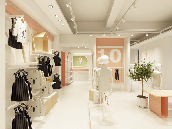 拾妹童装店铺展示