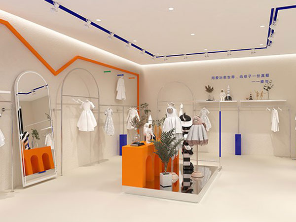 麦与童装店铺展示